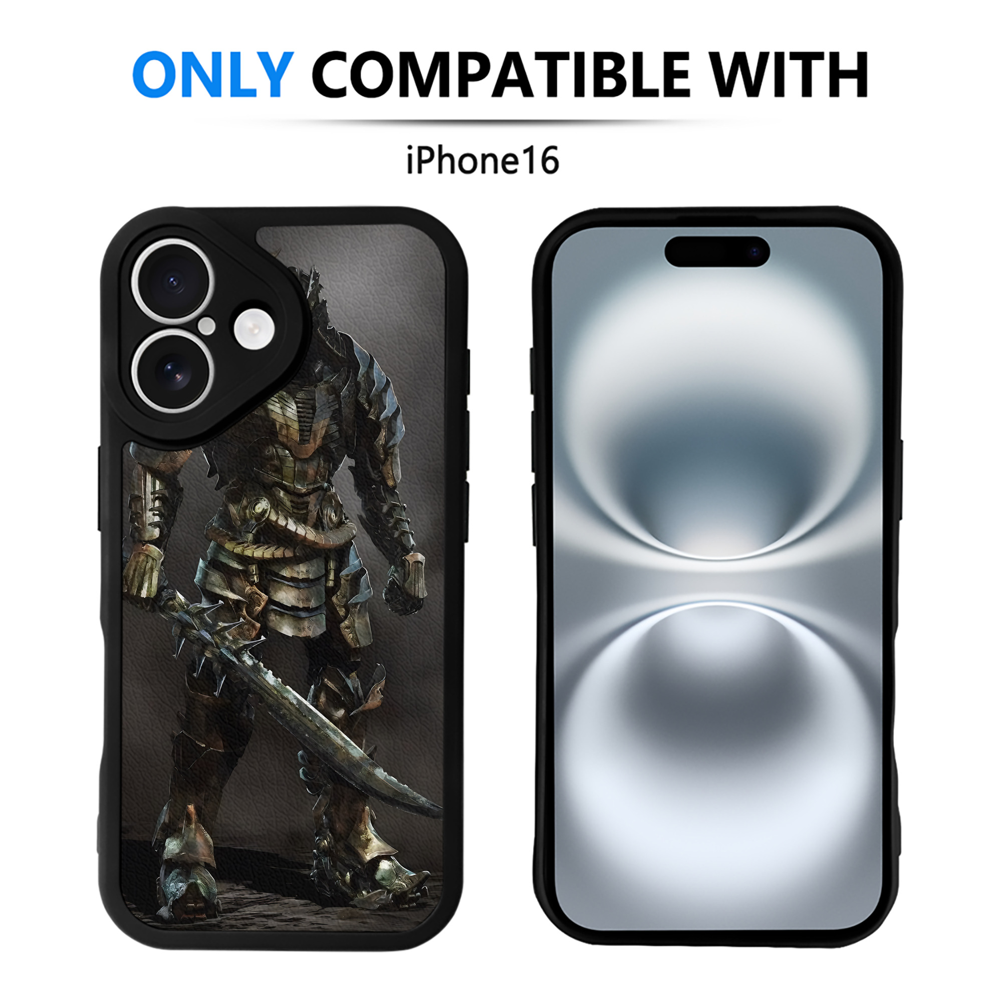 （画像用） Transformers トランスフォーマー 【iPhone 16シリーズ対応】シリコンスマホケース（レザー調） 材質：シリコン